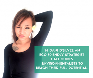 I'm Dani Dsilvez an eco-friendly strategist that guides environmentalists to reach their full potential.