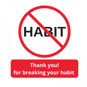 break you habit, leafeco, zero waste, zerowaste , eco friendly, breaking your habits, give up, new start, how to break a habit