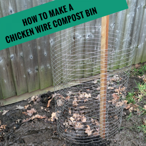 How to make a chicken wire compost bin
