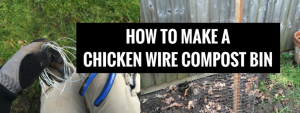 How to make a chicken wire compost bin-twitter